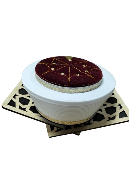 Luxury Burgundy President Sarık S075