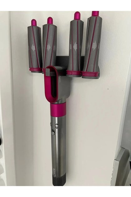 Dyson Airwrap Compatible Holder Stand, Organizer Organizer 5 Slots (White, Black and Gray Color