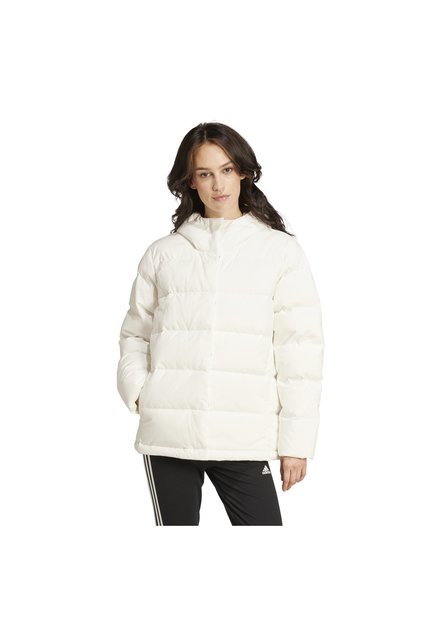 Women's Helionic Padded White Coat Ix8863