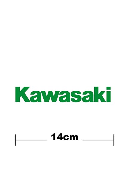 Dark Wind Kawasaki Logo Yazı Sticker Etiket Tek Renk - Fiyatı