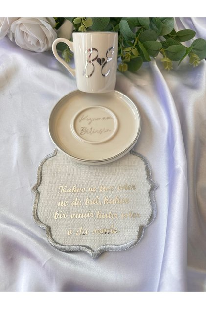 Damat fincanı,Söz mendili set gümüş