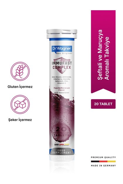 Immufast Complex, Immune System Support - 20 Effervescent Tablets