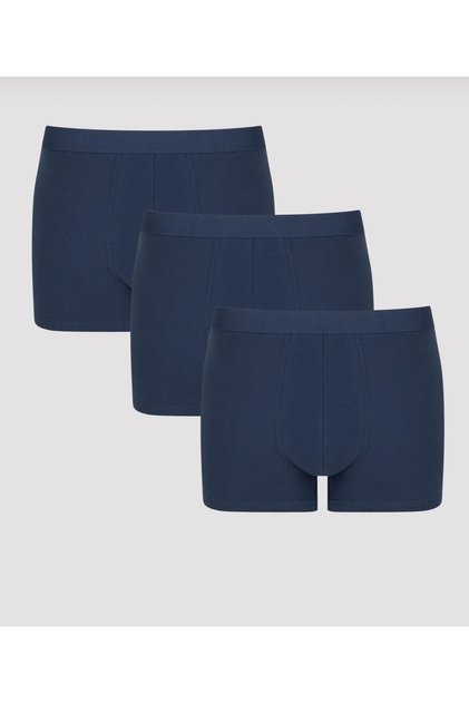 Men's Basic Black 3-Piece Boxer Galaksi