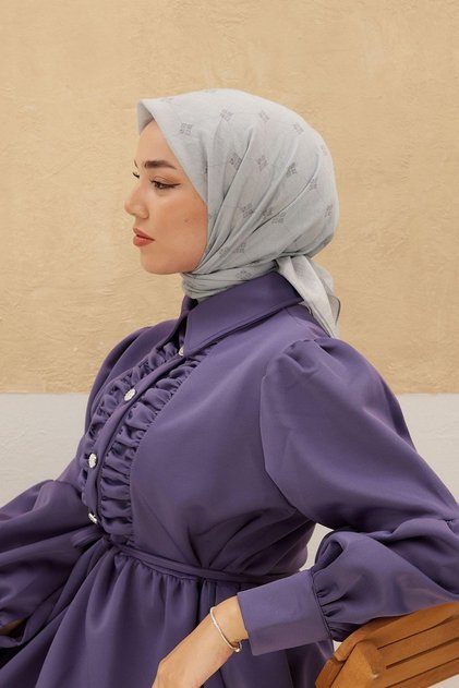 Gray Olinda Scarf