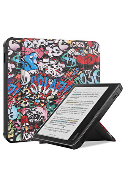Kobo Libra Colour Orijinal Notebook SleepCover Kılıf Siyah