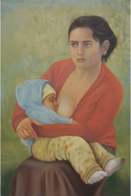 Besime Yüksekkaya - Kifayet - 2021 - Tuval üzerine yağlıboya - 60x40 cm