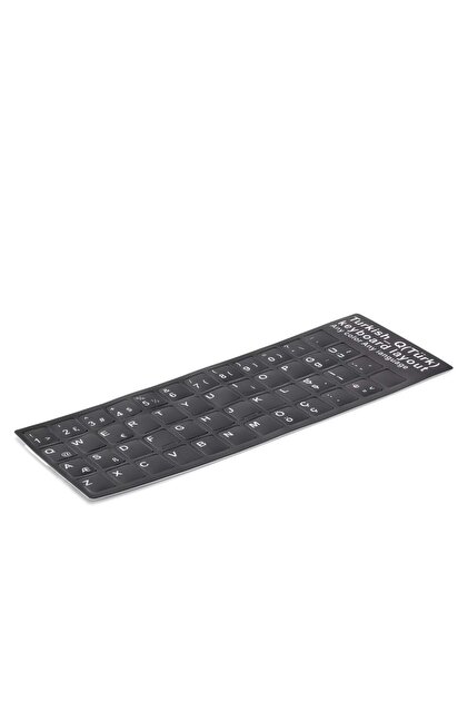 Hdx8256 Keyboard Sticker Keypad Turkish Q Black