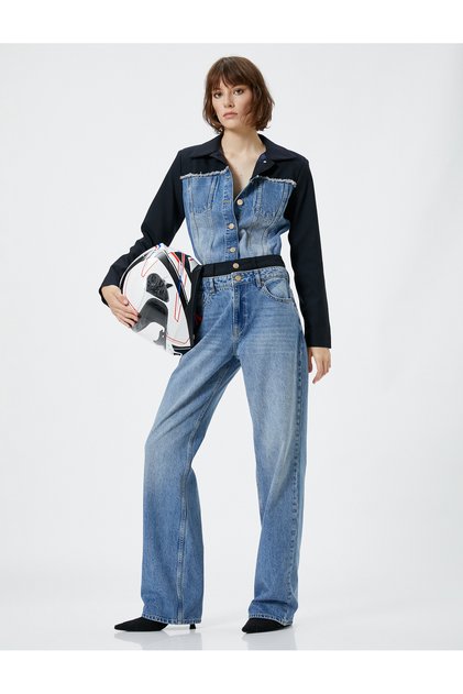 Straight Jeans High Waist Straight Leg - Eve Jeans