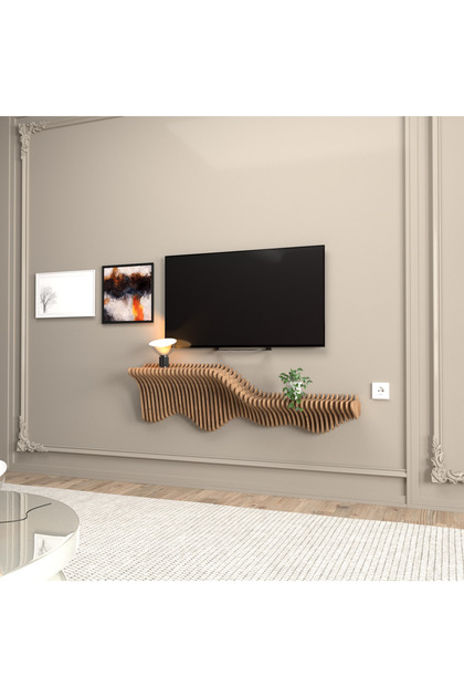 Modern Tasarım Duvar Rafı Tv Ünitesi-120cm