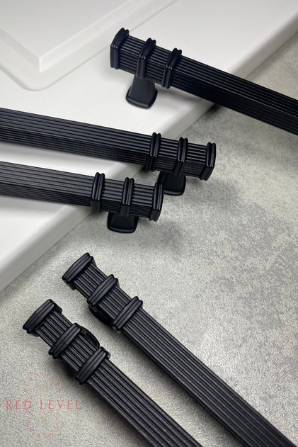 Karen Siyah 96 mm Metal Kulp Modelleri Mutfak Dolap Çekmece Mobilya Kulbu