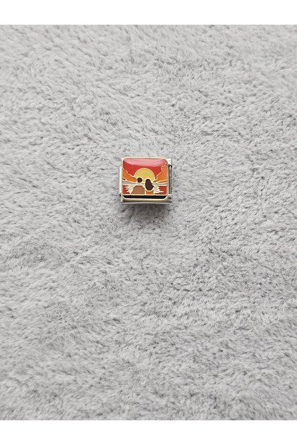 Valentines Sitting Against Sunset Italian Bracelet Charm