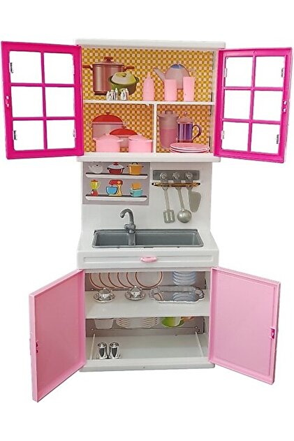 scntoys My Happy Kitchen Mutfak Tezgahı ve Dolabı Oyuncak Mutfak