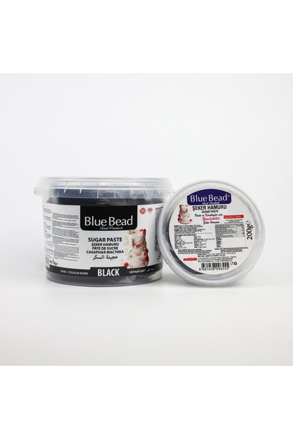 Şeker Hamuru Siyah 200 gr