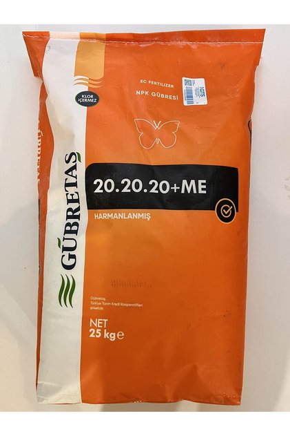 20‑20‑20 Me – 25 kg | Suda Çözünür Npk Iz Element Gübre