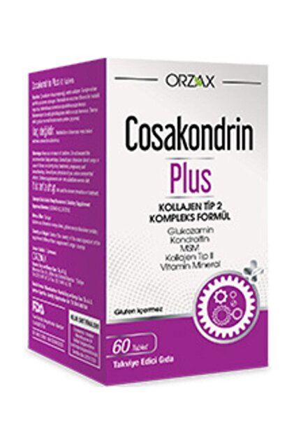 Orzax Cosakondrin MSM 60 Tablet Fiyatı, Yorumları - Trendyol