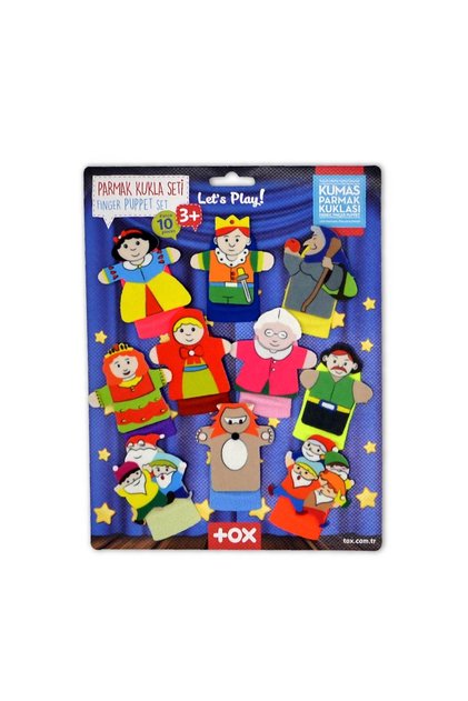 Fairy Tale Heroes 10 Piece Finger Puppet Set T225