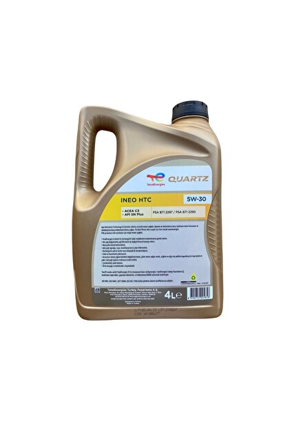 Total Quartz İneo HTC 5W-30 Motor Yağı 4 Litre - Fiyatı, Yorumları