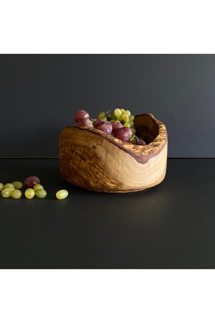 Olive Log Bowl 15 Cm