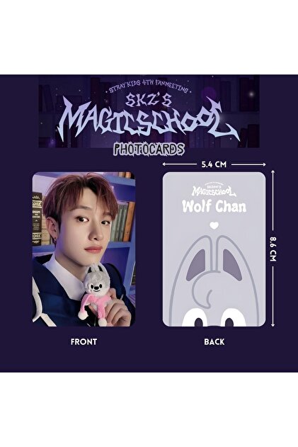 Kpop Dünyasi STRAY KIDS '' Magic School '' Photocards Set - Fiyatı