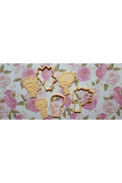 Naruto Cookie Mold 3 Pieces – Naruto, Sasuke and Kakashi Shaper, White Color