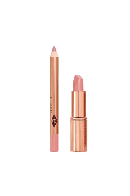charlotte tilbury Mini Pillow Talk Fair Lipstick & Liner Set (1.5g