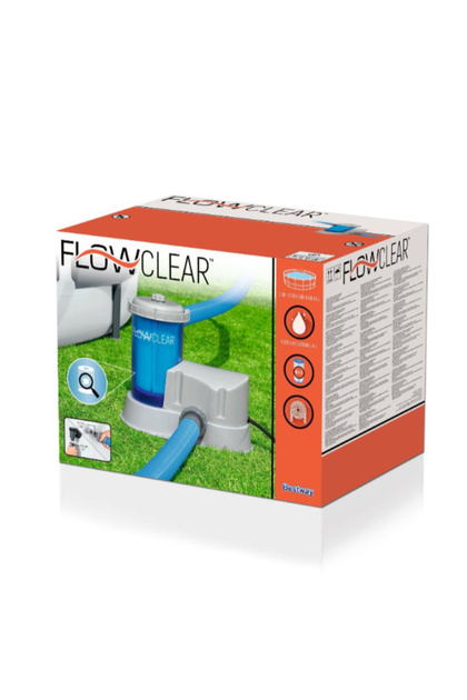 Flowclear Transparent Filter Pump 5678L/1500Gal 26-58675