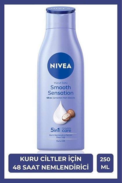 NIVEA Vücut Losyonu Pürüzsüzleştirici Smooth Sensation 250 ml
