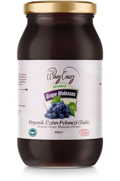 Organik Üzüm Pekmezi (460GR) Soğuk Sıkım Şeker Ilavesiz