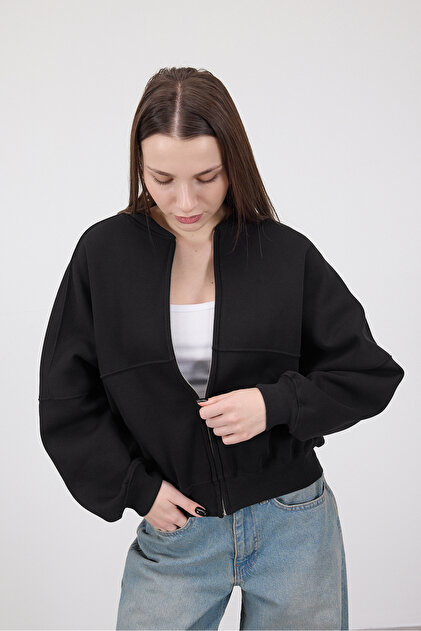 Addax Fermuarlı Şardonlu Sweatshirt H11021-J7 - Fiyatı, Yorumları