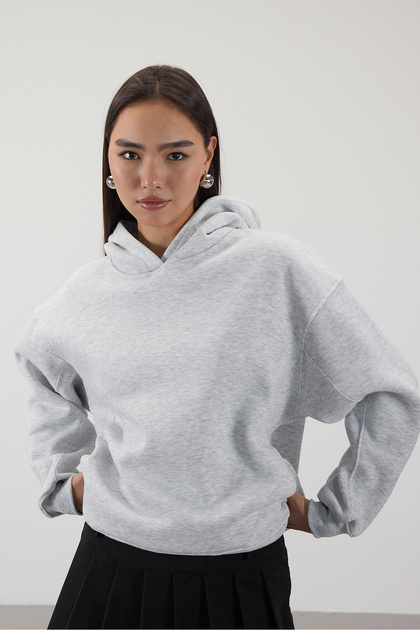 Addax Kapüşonlu Şardonlu Sweatshirt S1656-l9 - Fiyatı, Yorumları