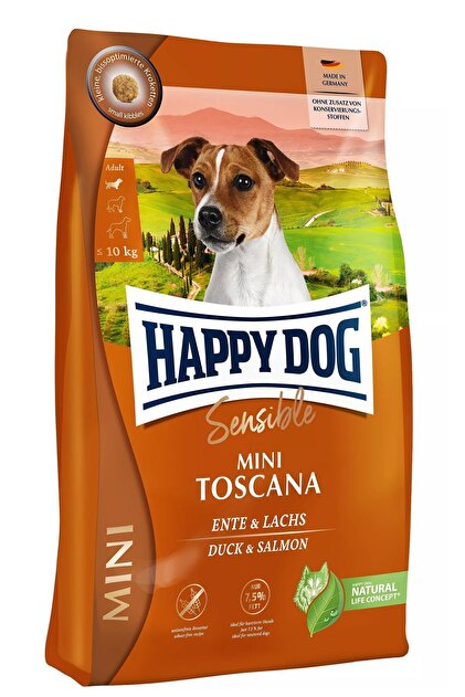 Happy Dog Mini Toscana Ördekli Somonlu Kısırlaştırılmış Küçük Irk