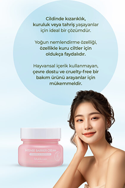 Muldream İntense Barrier Cream Kuru Ve Hassas Cilt Onarıcı Yoğun