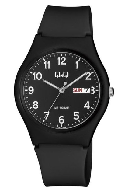 Unisex Black Calendar Wristwatch