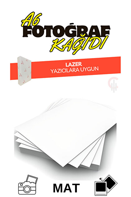 ÇÖZÜM KAĞIT Fotoğraf Kağıdı Mat A6 (10,5x14,8 cm) 200 Gr 500 Adet