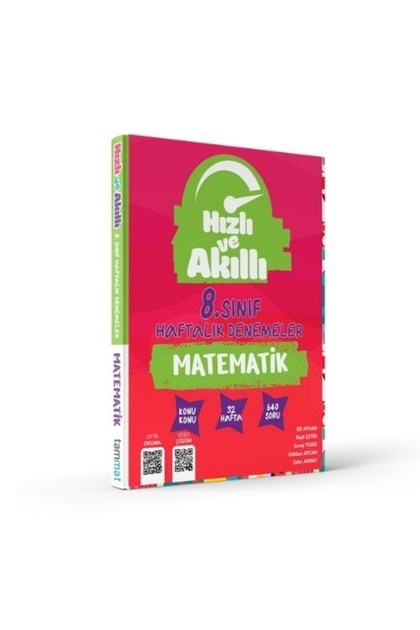 Tammat Yayınları Tammat Hızlı Ve Akıllı 8. Sınıf Haftalık Deneme