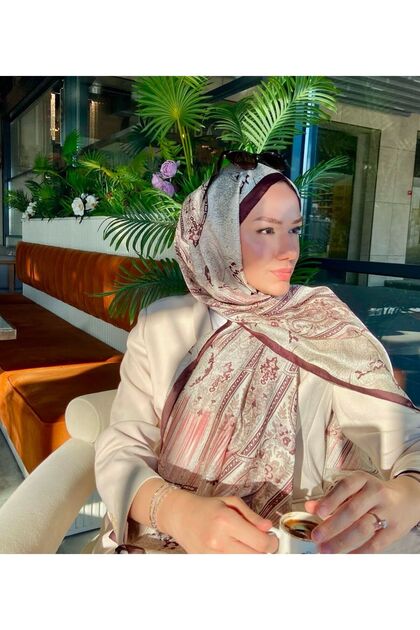 Beauty Ethnic Pattern Vural Silk Women's Shawl