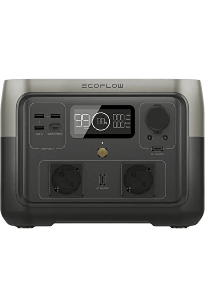 EcoFlow - RIVER 2 Max Taşınabilir Güç Kaynağı - 512Wh Kapasite
