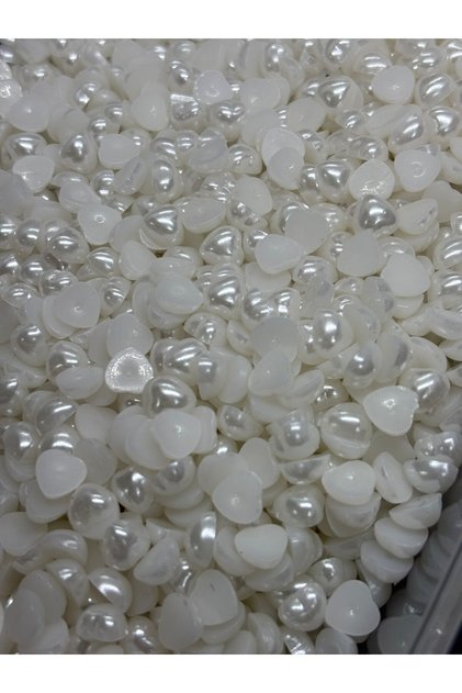 Half Heart Pearl 8 mm Off-White (50 Gr - 350 Ad) B:4