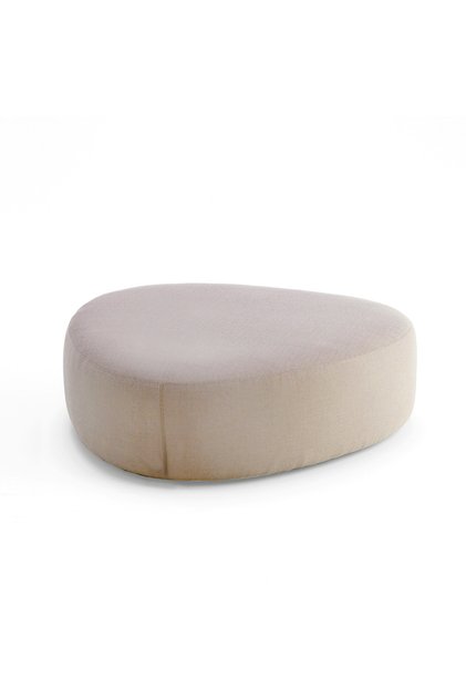 Stone Maxi Üçgen Asimetrik Puf / Orta Sehpa / 75x75 Cm H:30 Cm