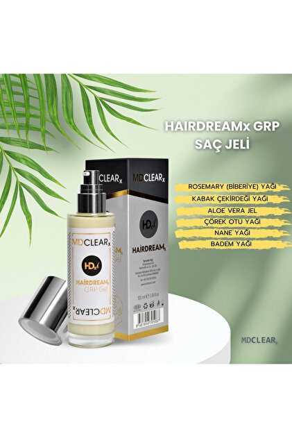 MDCLEARx Haırdreamx Saç Dökülmesi Karşıtı Grp Saç Jeli (BİBERİYE
