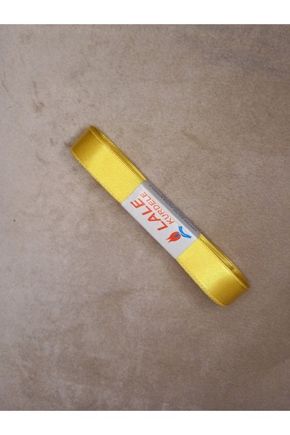 Yellow Satin Ribbon Width 2 cm (10 Meters).. (One Roll), Satin, Seten, Ribbon, Kurdale