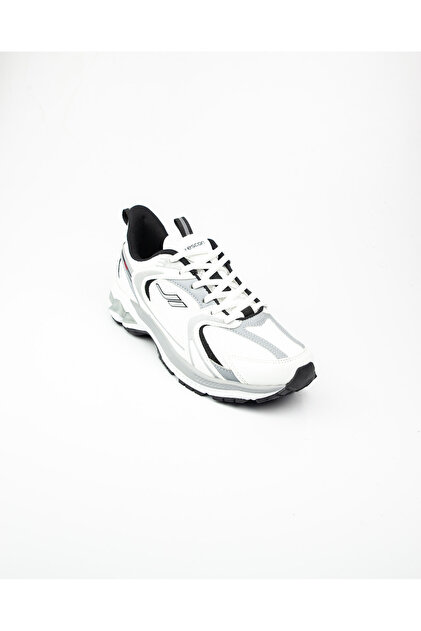 Orion Unisex White Lace-up Walking Running Sneakers