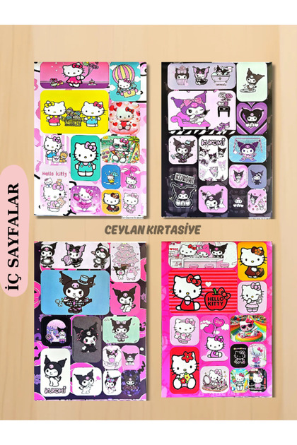 Ceylan Kırtasiye Hello Kitty Kuromi Ve Arkadaşları Sticker Albümü