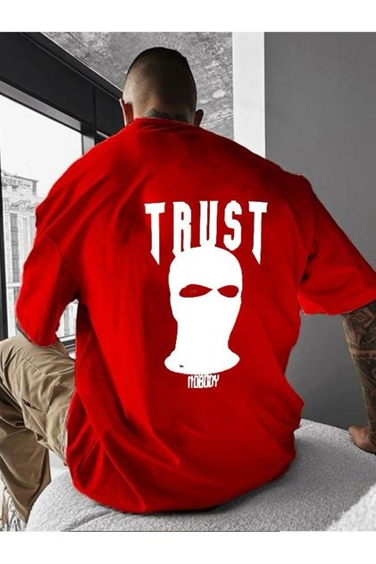 Trust Printed Oversize T-Shirt