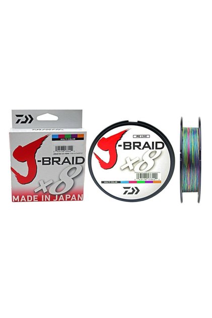 Jbraid 8B 150 m 0.13 mm Multicolor Fishing Line
