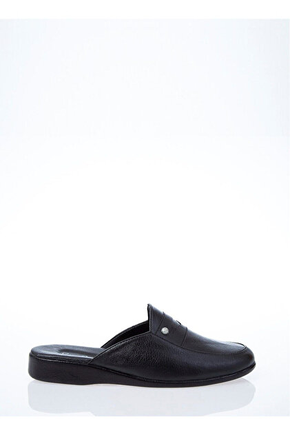 Men's Patent Leather Slippers Pc-0288 Black