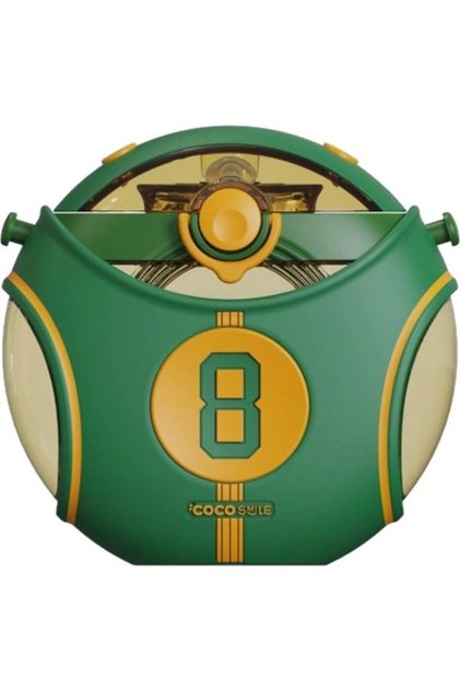Coco Smile Vagonlife Cocosmile CS-00008 Green 630ML Straw Basketball Tritan Water Bottle