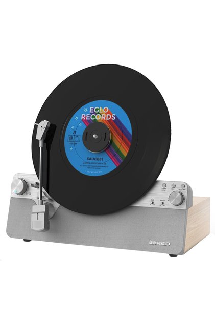 Dikey Plak Çalar Lsa-071 Retro Tasarım Ve Modern Dahili Hoparlörlü Bluetooth Pikap