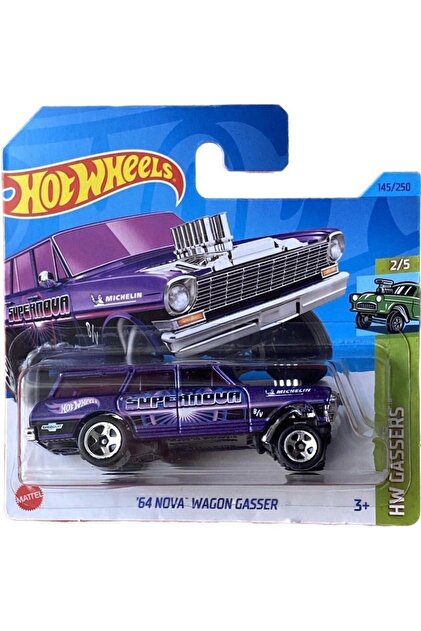 HOT WHEELS Tekli Arabalar '64 Nova Wagon Gasser- Hkh63 - Fiyatı