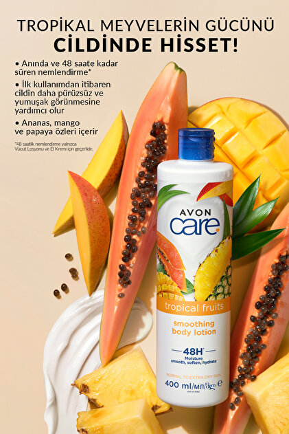 Avon Care Tropical Fruits El Kremi Ve Vücut Losyonu Paketi